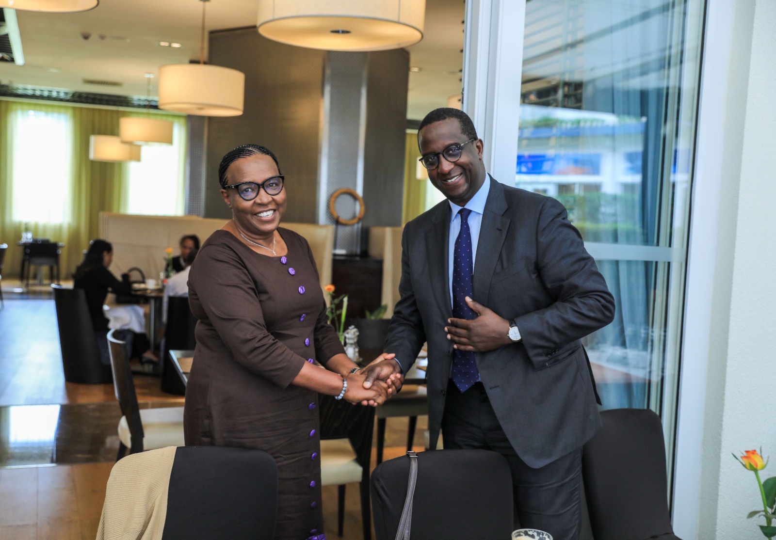  The Executive Director (ED) of DiDe Rwanda held a meeting with the president of Interpeace