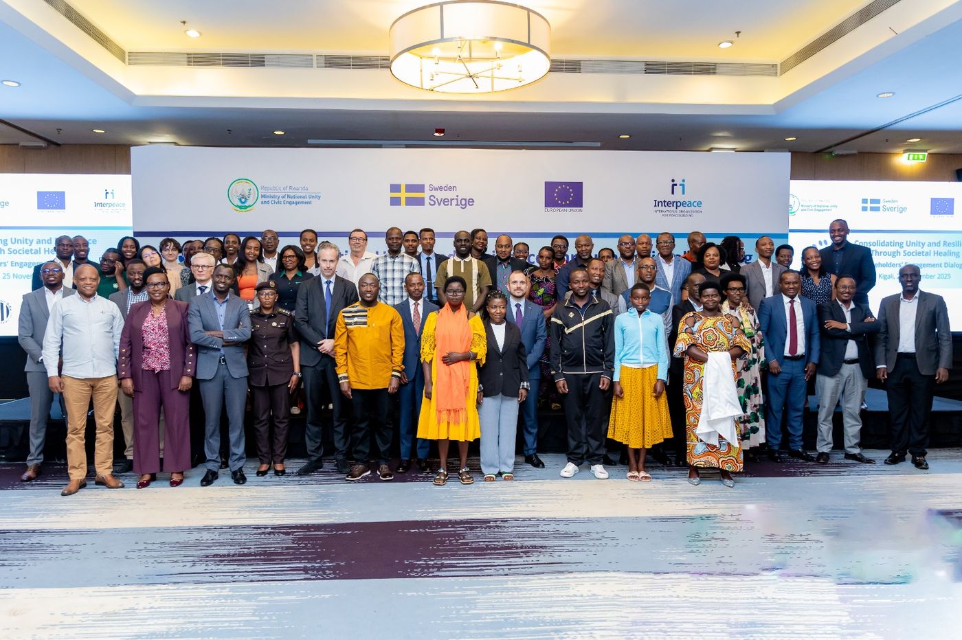 Stakeholders gathered at a dialogue event in Kigali